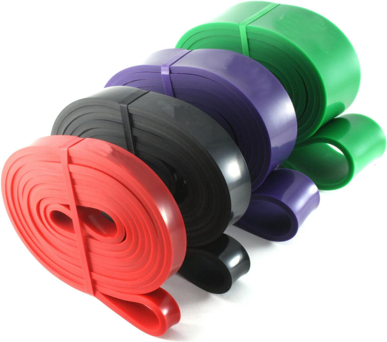Set Fasce Elastiche Resistenza Solo Gains - 4 Pezzi Con Maniglie E Custodia Per Pull Up E Fitness