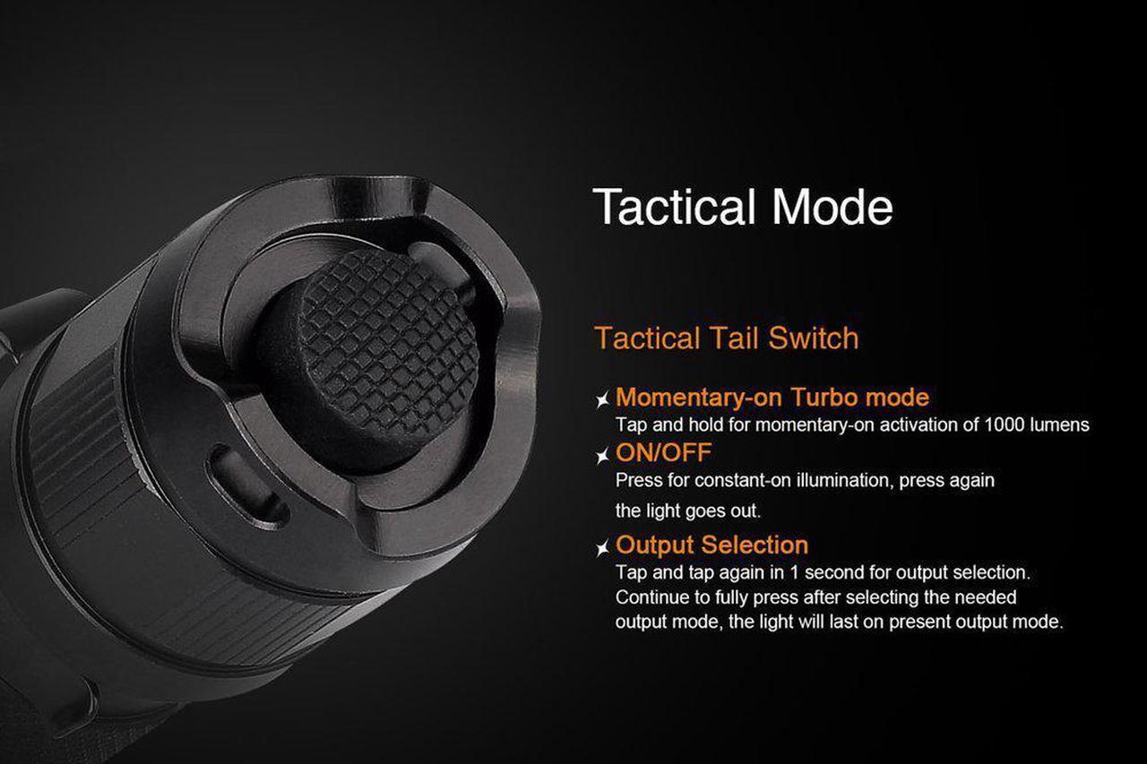 Alt view image 5 of 7 - FENIX PD35 TACTICAL FLASHLIGHT 1000 LUMENS OUTPUT