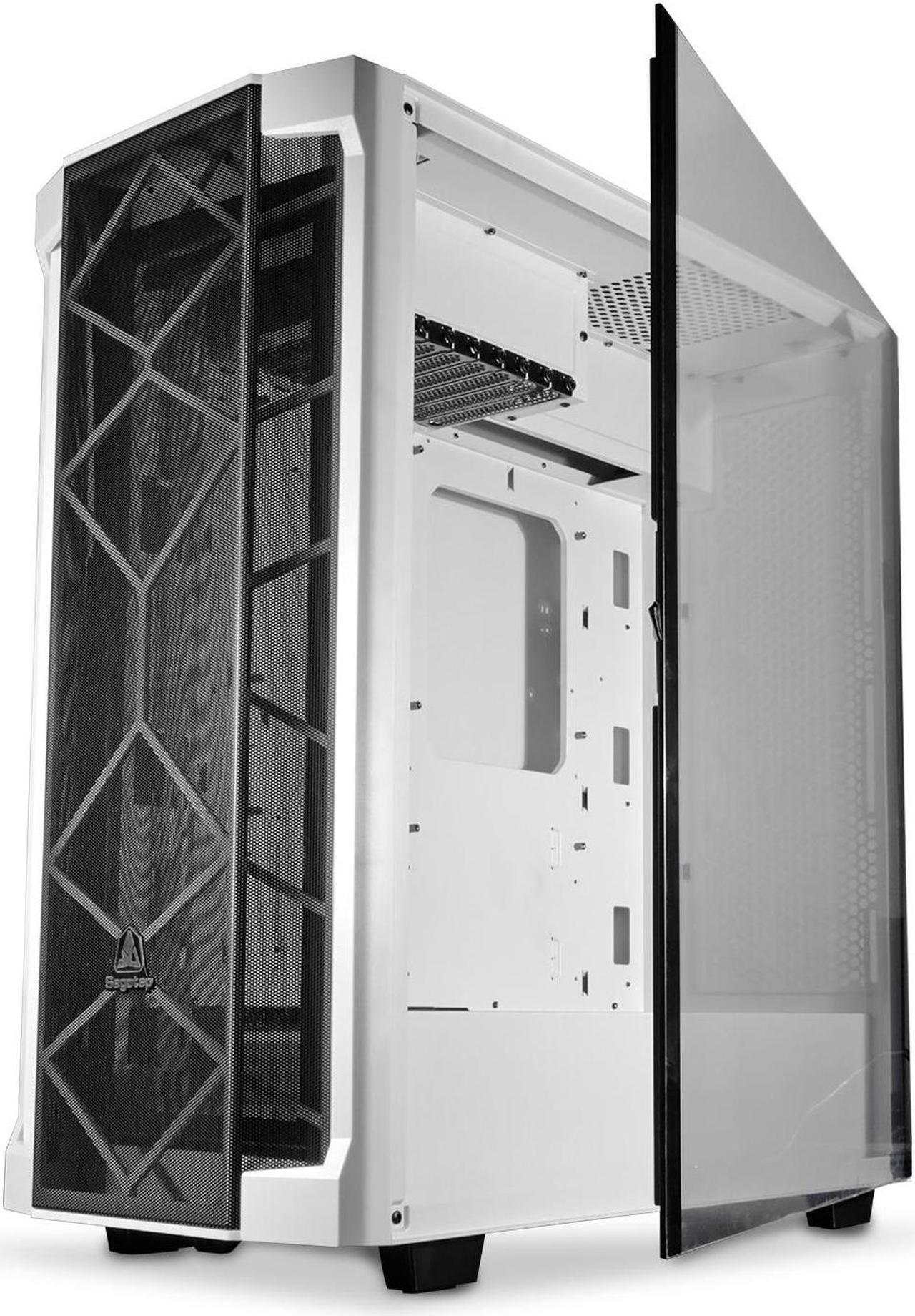 Main image of Segotep Phoenix T1 E-ATX Full-Tower PC Gaming Case,  GPU Vertical Mounting, Support Dual 360mm Water Cooling Radiators, Supports up to 7 Fans, Tempered Glass Side Panel, Front I/O USB 3.0 Type-C Port