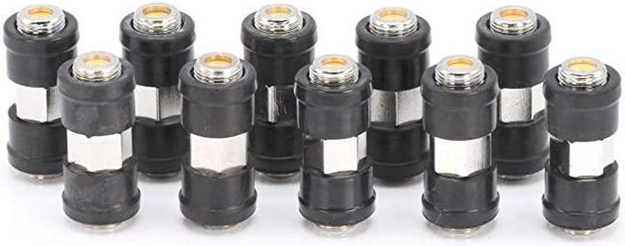 Alt view image 3 of 5 - Weather Sealed Cable Extension Coupler | 10 Pack | Cable Extension Adapter Barrel Splice Coupler | Connects Two Coaxial Video Cables Female to Female Connector 3GHz Rated