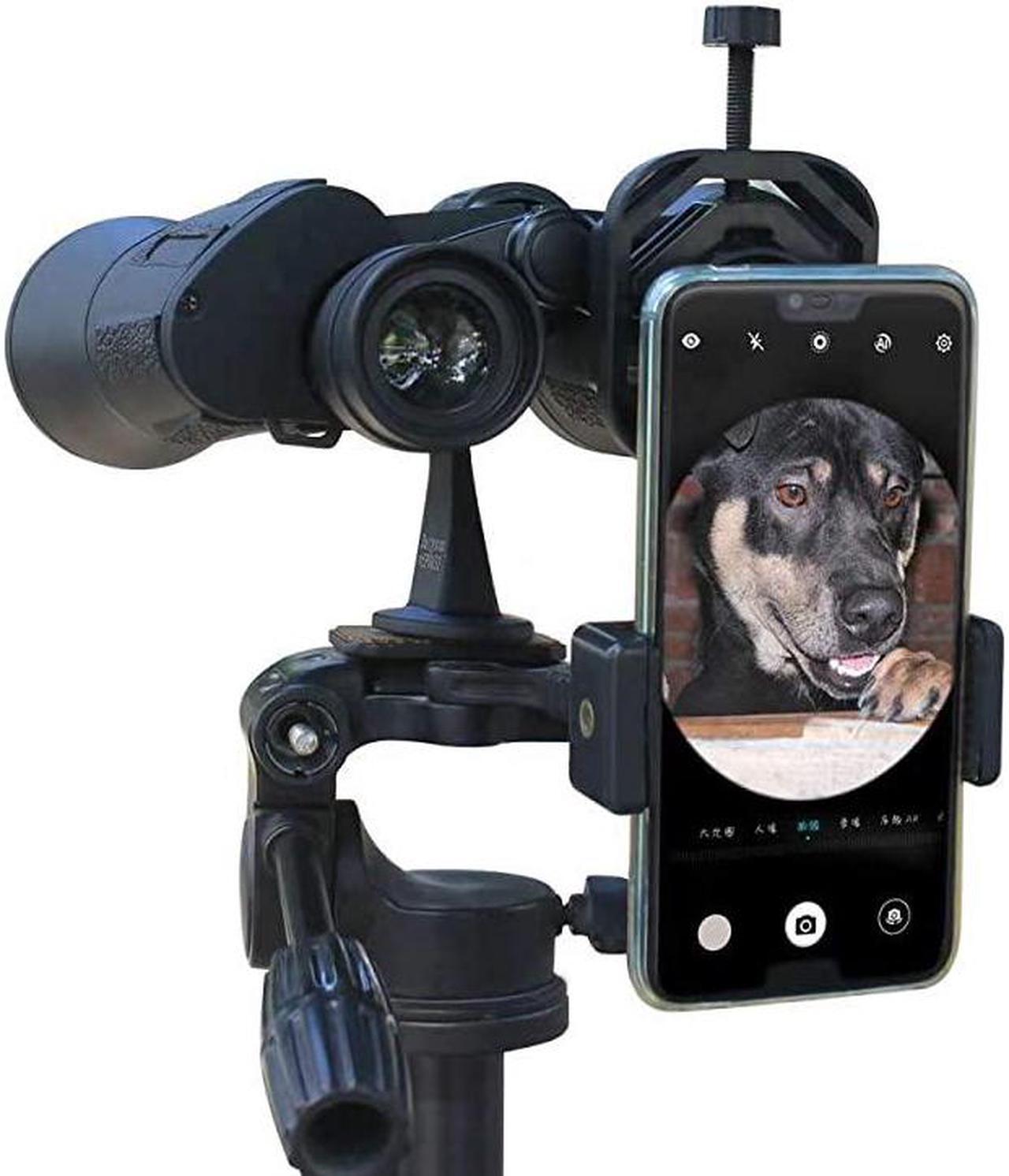 Alt view image 3 of 6 - Cellphone Telescope Adapter Mount, Universal Phone Scope Mount, Work with for Spotting Scope, Telescope, Microscope, Monocular, Binocular, for iPhone, Samsung, HTC, LG and More