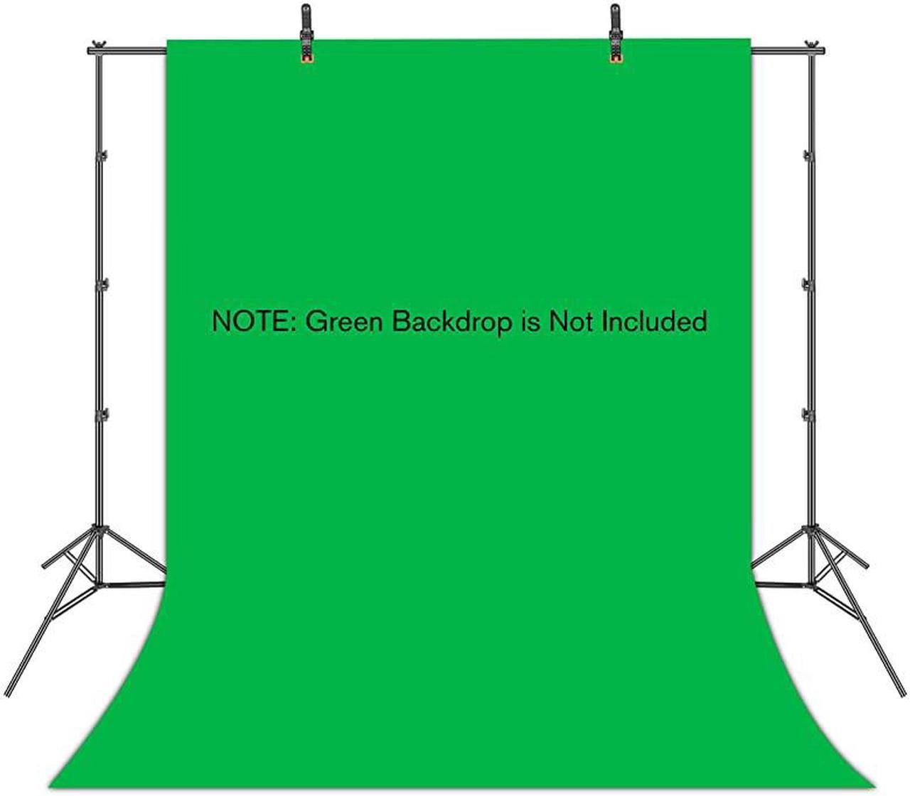 Alt view image 3 of 7 - 10 x 12ft (H X W) Photo Backdrop Stand Kit, Adjustable Photography Video Studio Background Stand Support System for Photo Booth Muslin