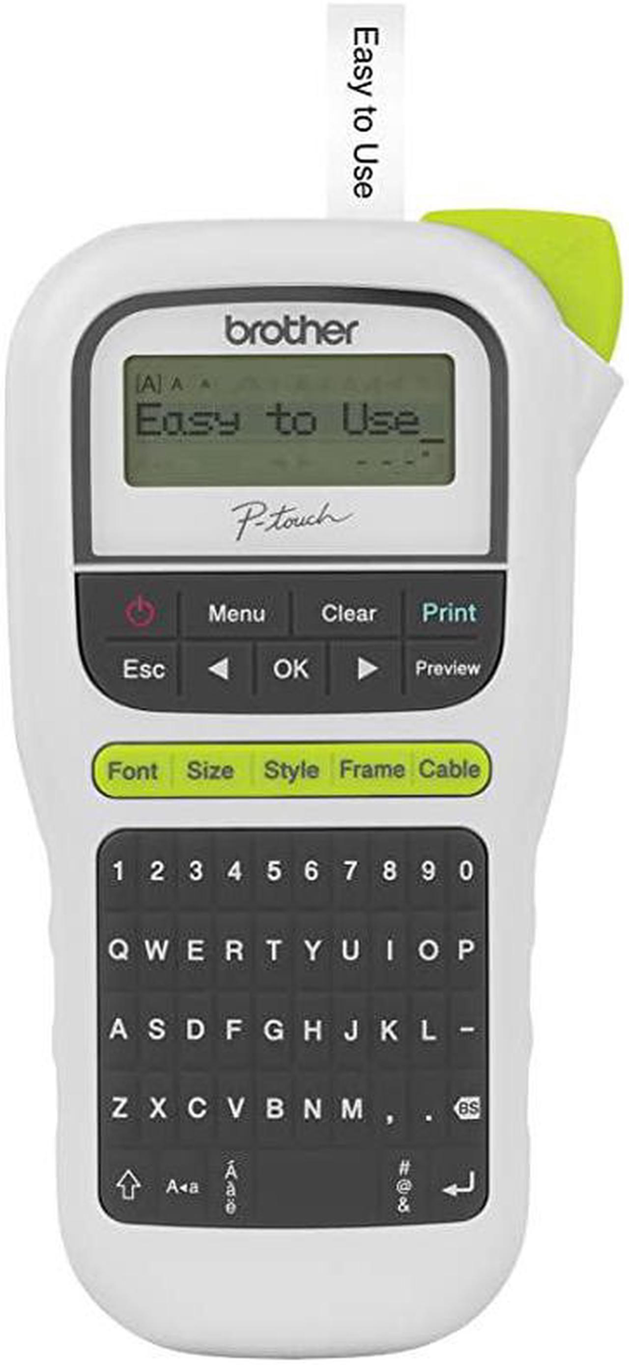 Main image of Ptouch PTH110 Easy Portable Label Maker Lightweight Qwerty Keyboard OneTouch Keys White
