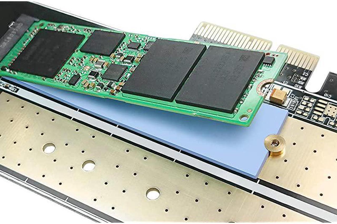Alt view image 2 of 6 - M.2 SSD Thermal Cooling Pad (NGFFM2-TP2280) Blue