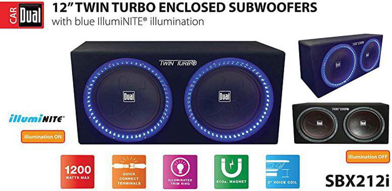 Alt view image 2 of 5 - SBX212i 12inch illumiNITE High Performance Studio Enclosed Subwoofers with 1200 Watts of Peak Power 41Ounce Magnets