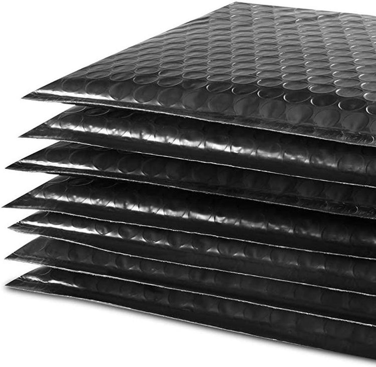 Alt view image 7 of 7 - 6x10 Inch Black Poly Bubble Mailers Padded Envelopes Shipping Bags 50pcs