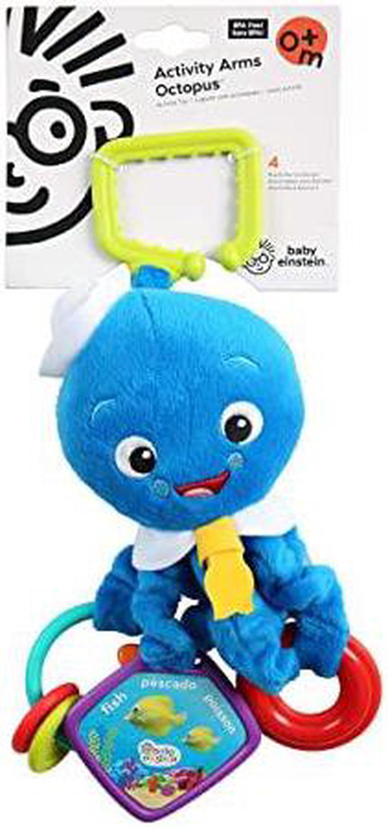 Alt view image 5 of 5 - Activity Arms Octopus TakeAlong Plush Toy Ages Newborn +