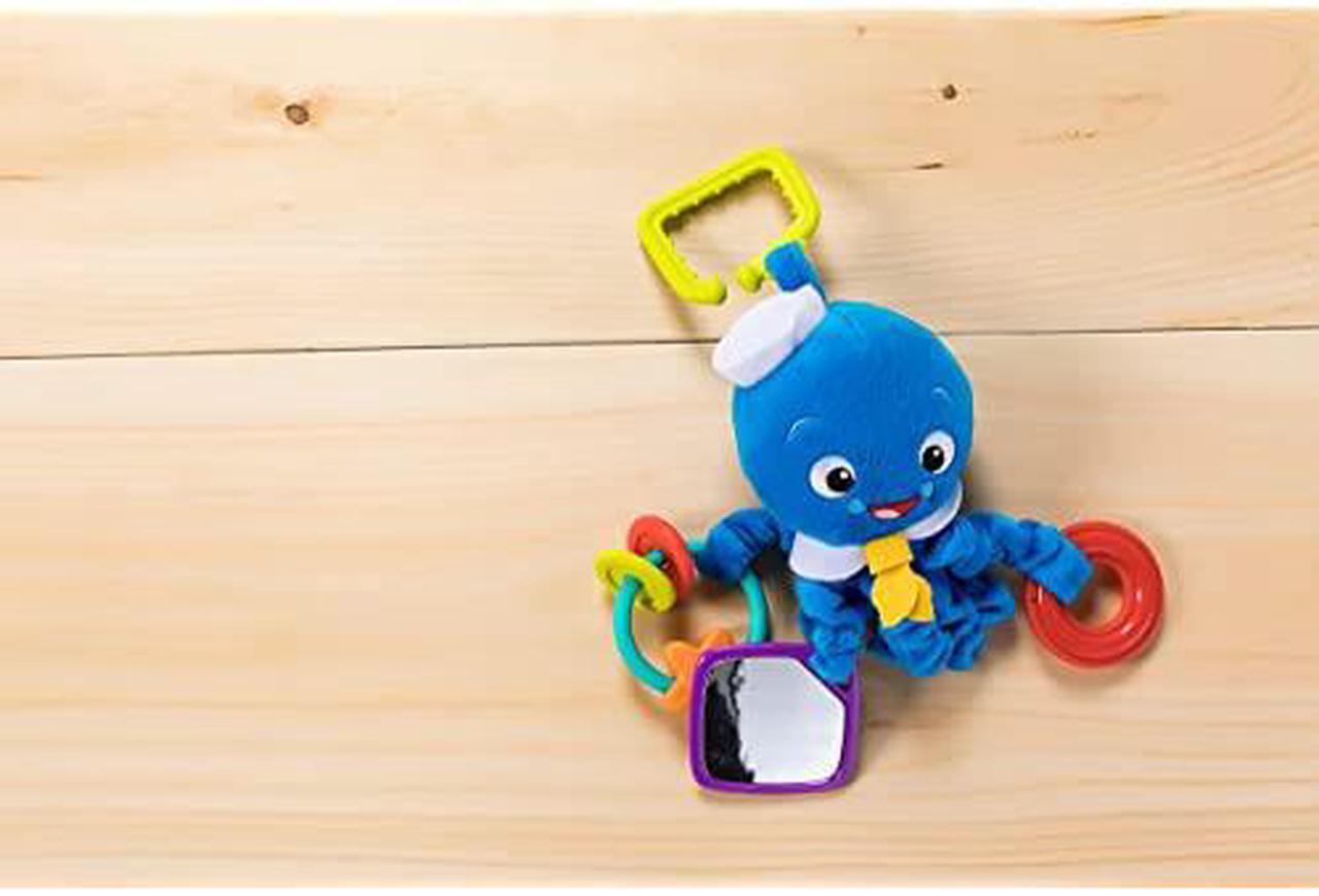Alt view image 2 of 5 - Activity Arms Octopus TakeAlong Plush Toy Ages Newborn +