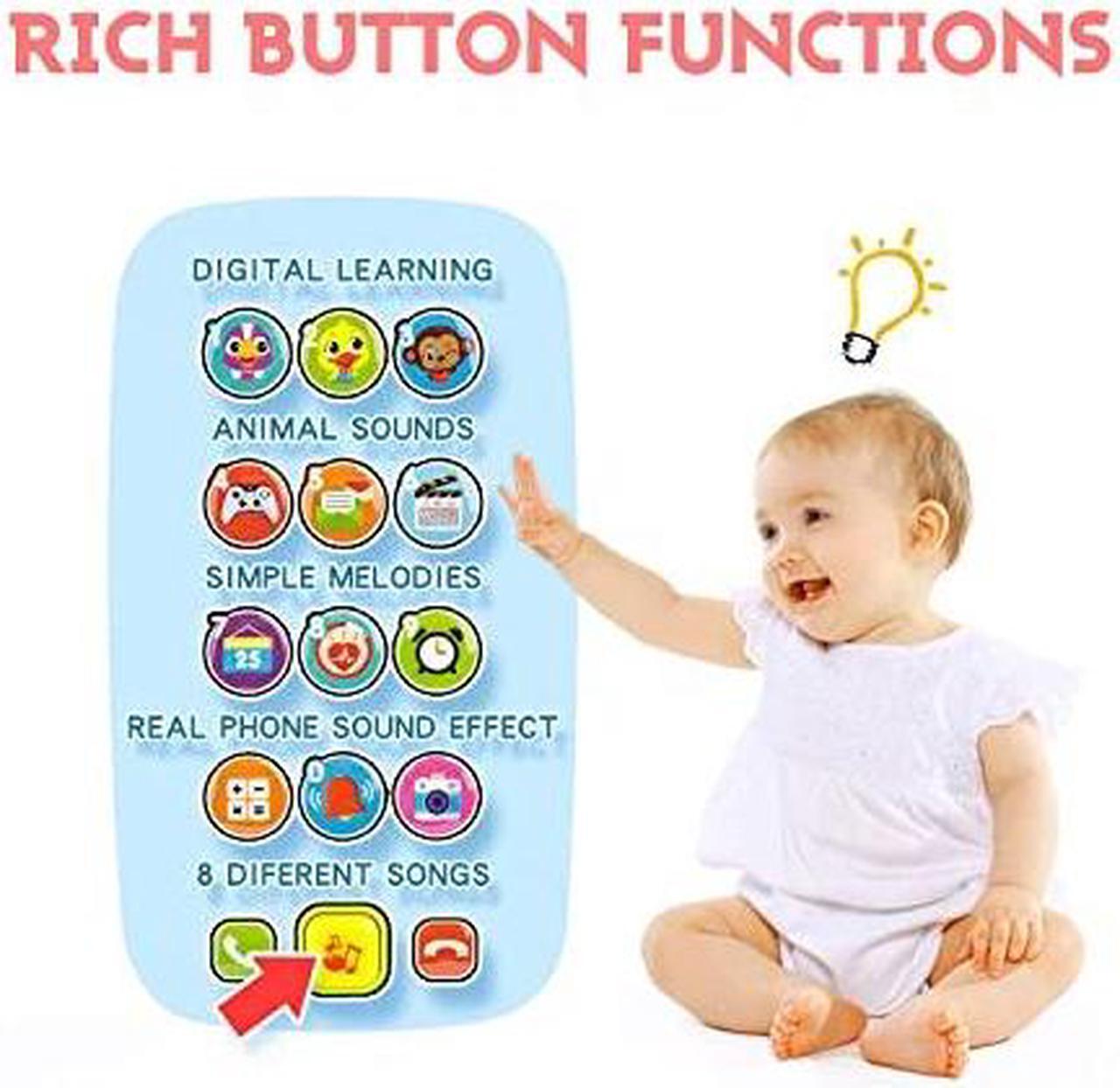 Alt view image 5 of 7 - Baby Toys Phone for 1 + Year Old Sing and Count Toy Cell Phone for Toddlers Role Play Baby Phone for Early Learning Educational Gifts