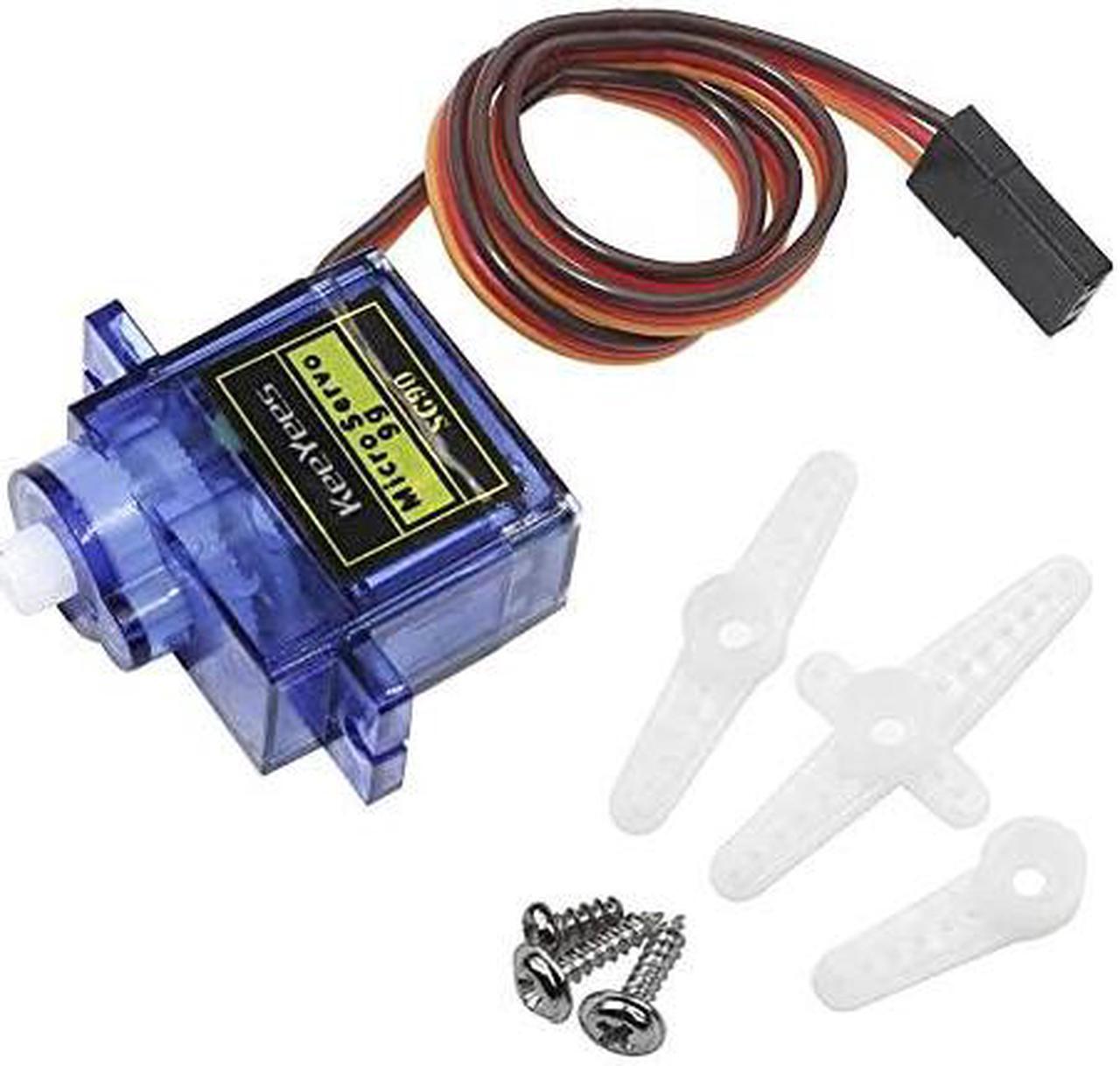 Alt view image 3 of 7 - 5pcs SG90 9G Micro Servo Motor with PCA9685 16 Channel 12 Bit PWM Servo Motor Driver IIC Module for Arduino Raspberry Pi RC Robot Arm Helicopter Airplane Remote Control