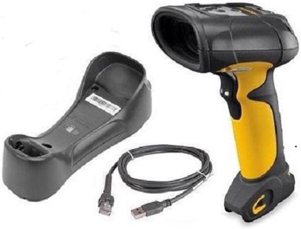 Zebra Symbol DS3578 Series Industrial Barcode Scanner DS3578-SR Series Rugged Cordless 1D/2D Imager Scanner with usb cable and base