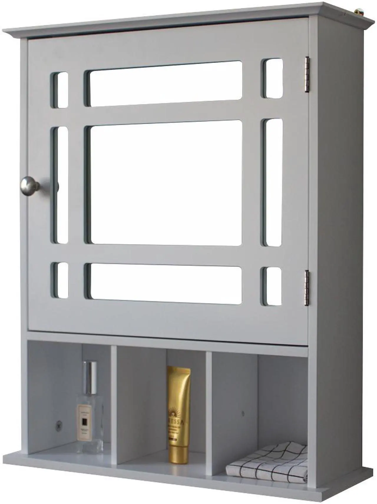 Alt view image 2 of 7 - Wall Mount Bathroom Cabinet Storage Medicine Cabinet Kitchen Laundry