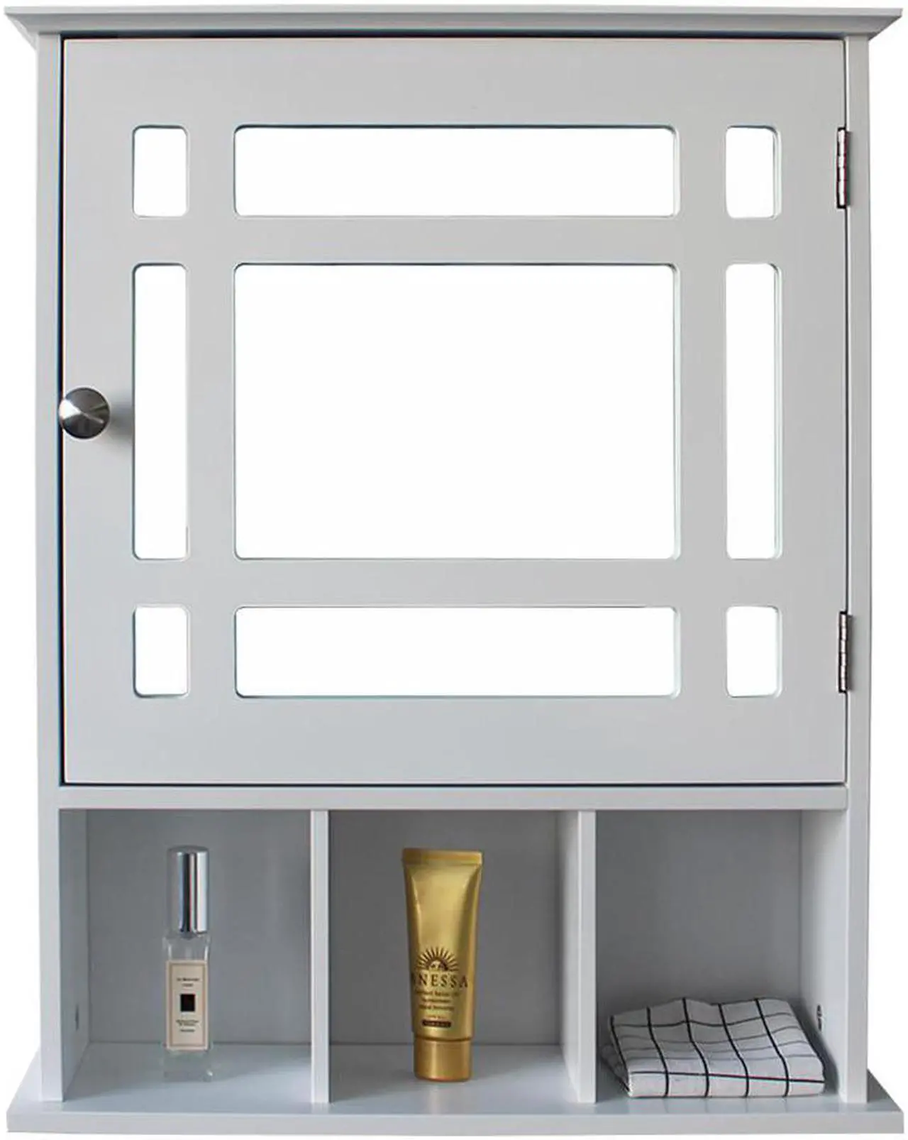 Main image of Wall Mount Bathroom Cabinet Storage Medicine Cabinet Kitchen Laundry