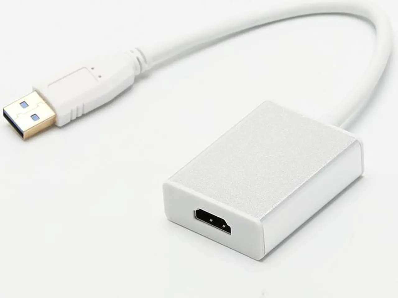 Alt view image 7 of 7 - USB 3.0 to HDMI for Laptop Computer PC Adapter 1080P USB to HDMI Converter Cable for Display TV Projector for Win 7 8