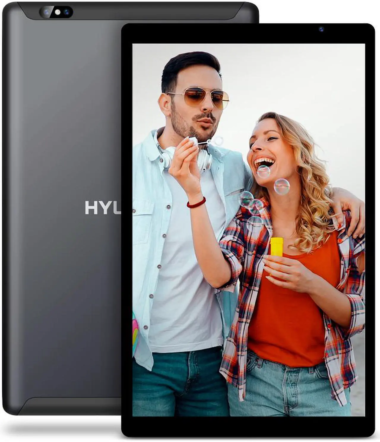 Main image of Hyundai HyTab Plus 10WB1 10.1" Wi-Fi Tablet IPS Quad Core Processor 2GB/32GB Android 10 Space Grey