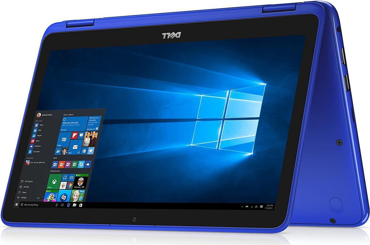 Alt view image 5 of 5 - Dell Inspiron 11 3000 11-3168 11.6" Touchscreen 2 in 1 Notebook - Intel Pentium N3710 Quad-core (4 Core) 1.60 GHz - 4 GB DDR3L SDRAM - 500 GB HDD - Windows 10 Home 64-bit (English) - Blue