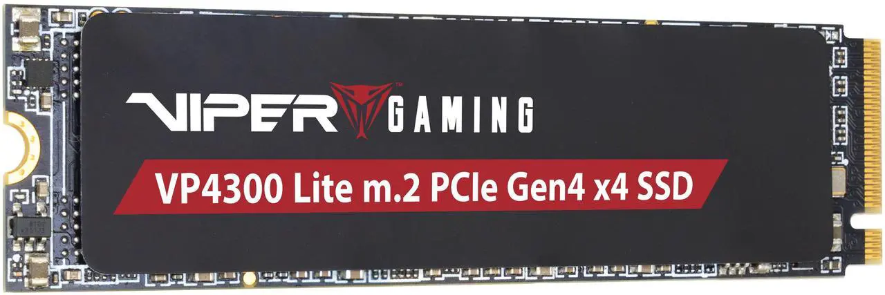 Alt view image 2 of 7 - Patriot Viper VP4300 Lite M.2 PCIe Gen 4 x4 2TB SSD, Solid State Drive - VP4300L2TBM28H Up to 7,400MB/s