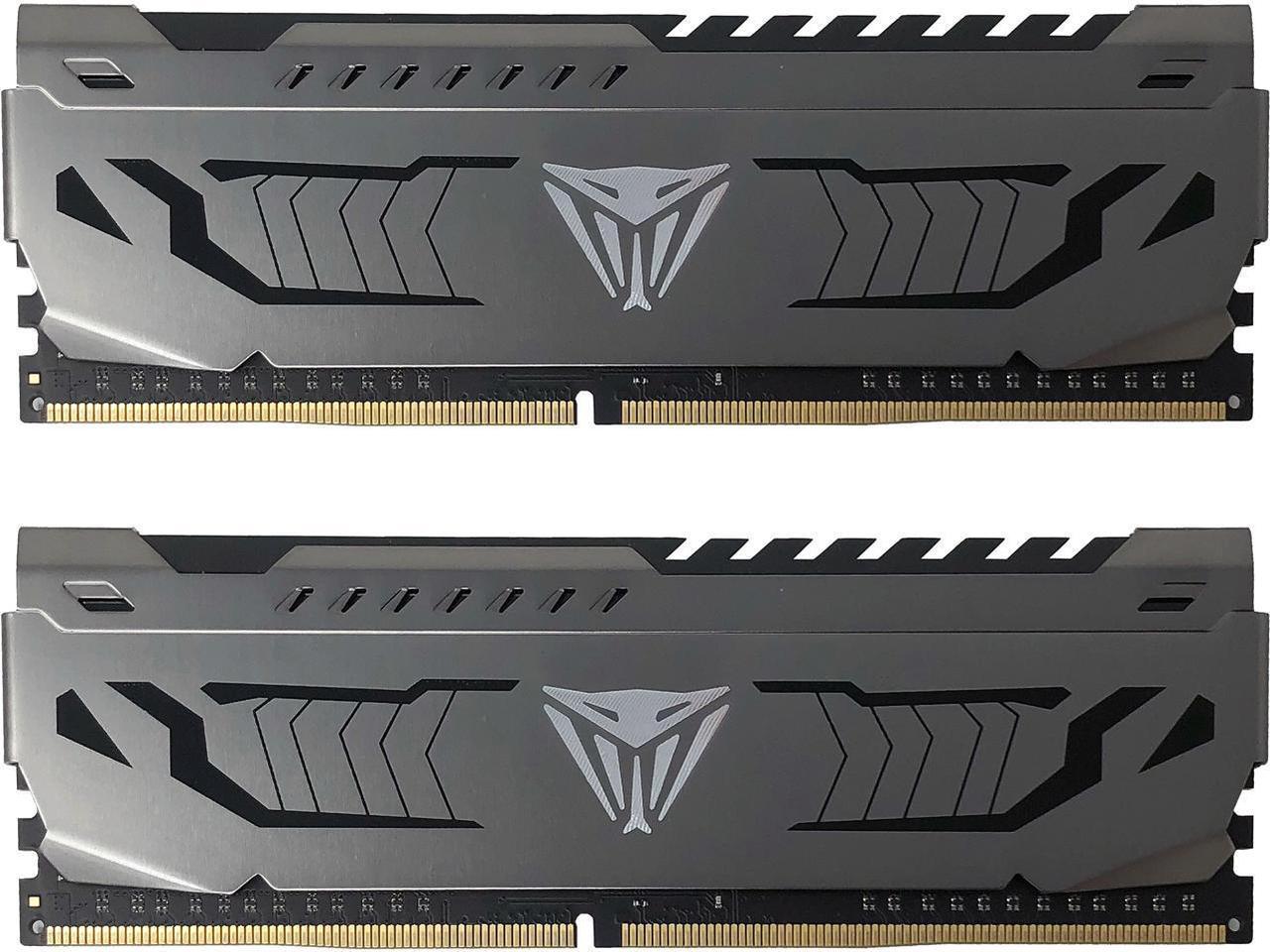 Patriot Viper Steel 16GB (2 x 8GB) 288-Pin DDR4 3000MHz (PC4 24000) Desktop Memory Model PVS416G300C6K