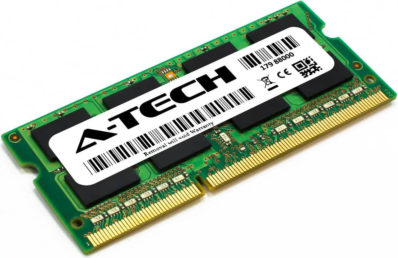 Alt view image 4 of 7 - A-Tech 4GB DDR3 1333MHz SODIMM PC3-10600 204-Pin CL9 Non-ECC Unbuffered Notebook Laptop RAM Memory Upgrade Module