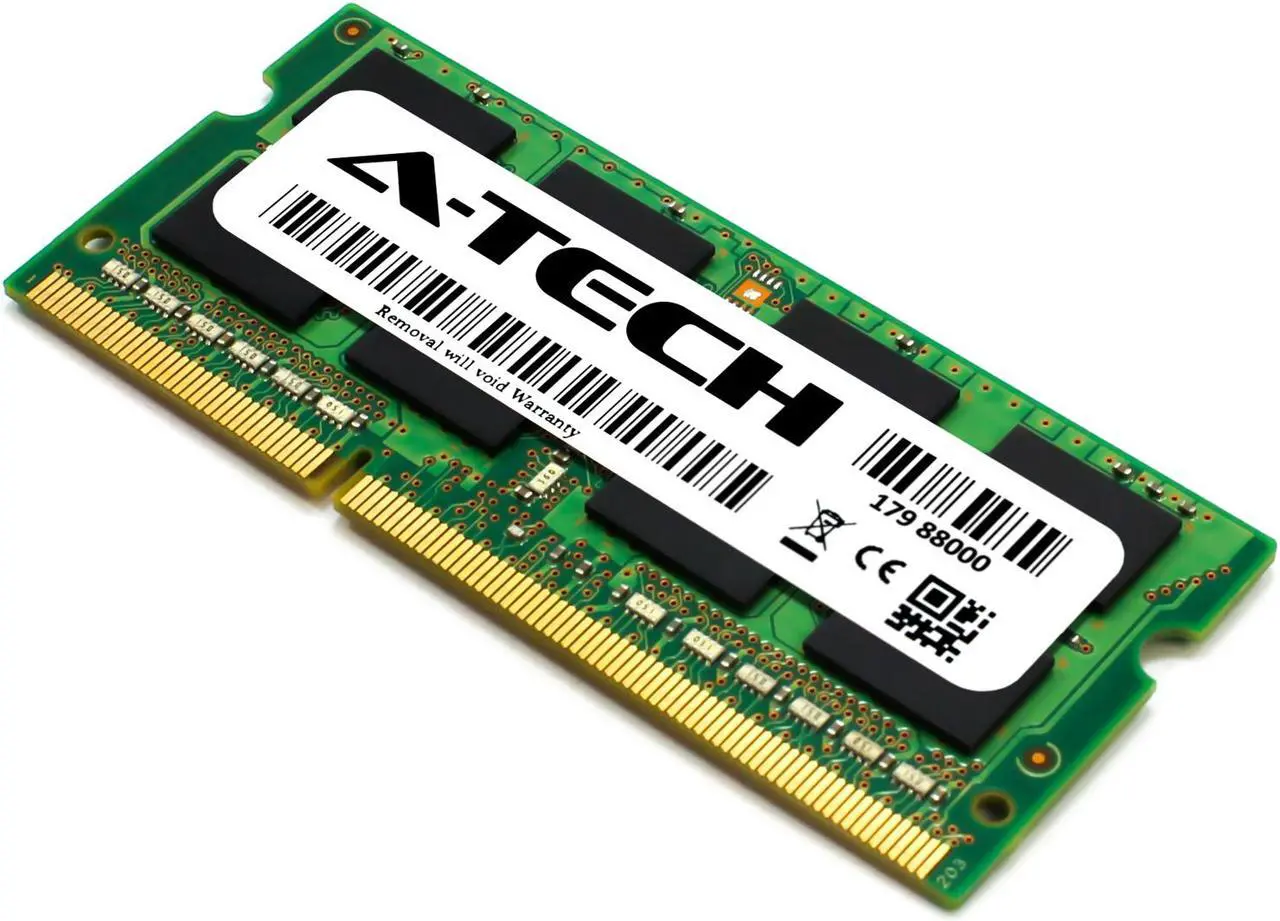 Alt view image 6 of 7 - A-Tech 4GB DDR3 1333MHz SODIMM PC3-10600 204-Pin CL9 Non-ECC Unbuffered Notebook Laptop RAM Memory Upgrade Module