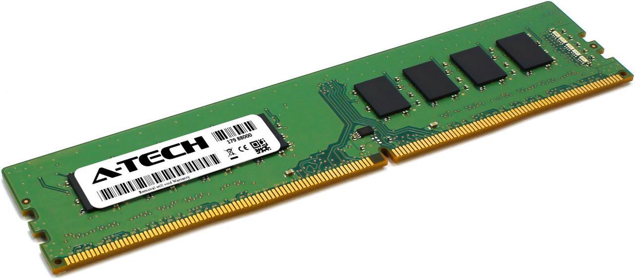 Alt view image 4 of 7 - A-Tech 8GB (2x4GB) DDR4 2666MHz DIMM PC4-21300 UDIMM Non-ECC Unbuffered 1.2V CL19 288-Pin Desktop Computer RAM Memory Upgrade Kit