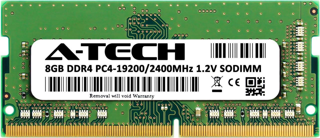 Alt view image 2 of 7 - A-Tech 8GB DDR4 2400MHz SODIMM PC4-19200 Non-ECC Unbuffered CL17 1.2V 260-Pin SO-DIMM Laptop Notebook Computer RAM Memory Upgrade Module