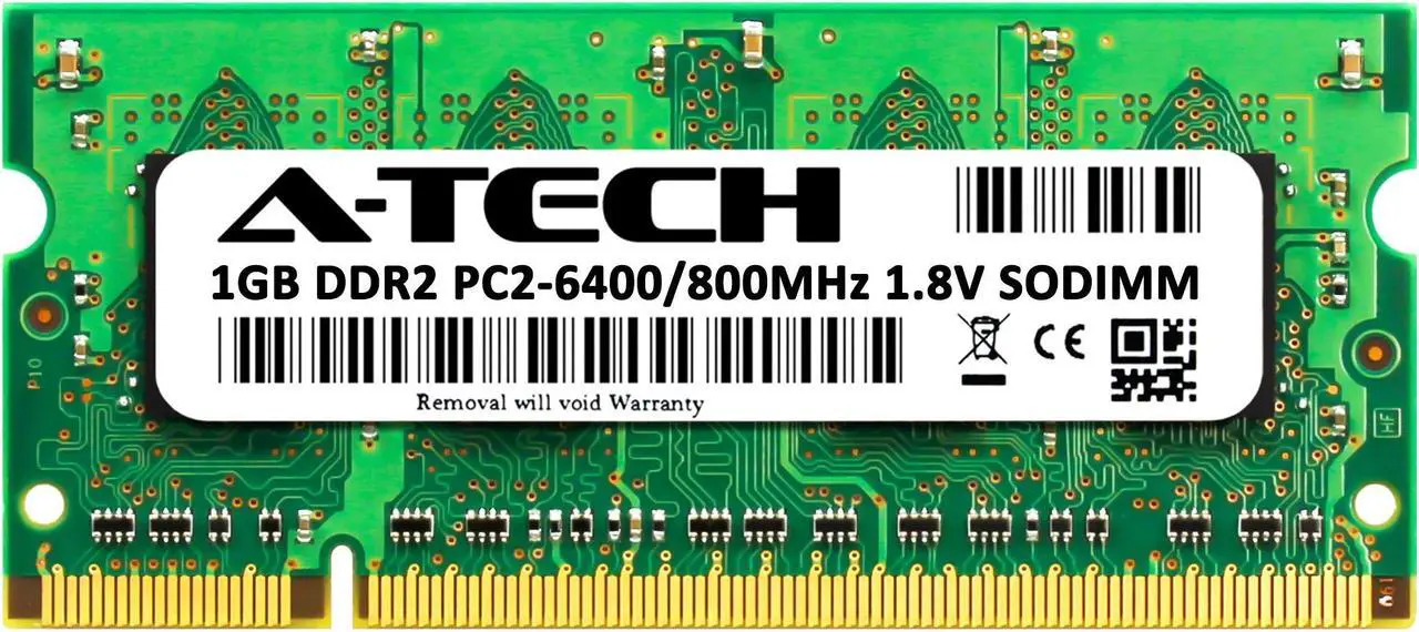 Alt view image 2 of 6 - A-Tech 1GB RAM for Apple MacBook (Mid 2009), iMac (Early 2008) | DDR2 800MHz PC2-6400 SODIMM 200-Pin Memory Upgrade