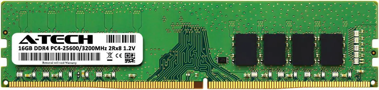 Alt view image 2 of 6 - 16GB RAM Replacement for Dell AA498716, AA721037, AB120717, C5N22, N205T, SNPC5N22C/16G, SNPN205TC/16G | DDR4 3200MHz PC4-25600 DIMM 2Rx8 Desktop Memory