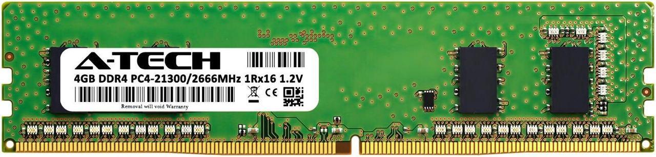 Alt view image 2 of 6 - 4GB RAM Replacement for Samsung M378A5244BB0-CTD, M378A5244CB0-CTD, M378A5244CBO-CTD | DDR4 2666MHz PC4-21300 DIMM 1Rx16 Desktop Memory