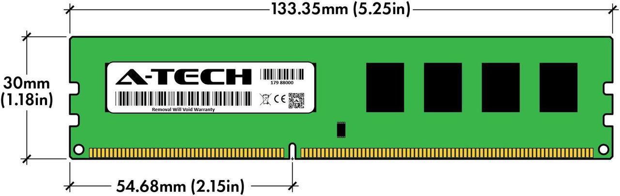 Alt view image 3 of 6 - 8GB RAM Replacement for Kingston D1G64K110, HX316C10F/8, HX316C10FBK2/16, K66GKY-ETB, K66GKY-ETF, KCP316ND8/8, KHX1600C10D3B1K2/16G, KVR16N11/8 | DDR3 1600MHz PC3-12800 DIMM 2Rx8 Desktop Memory