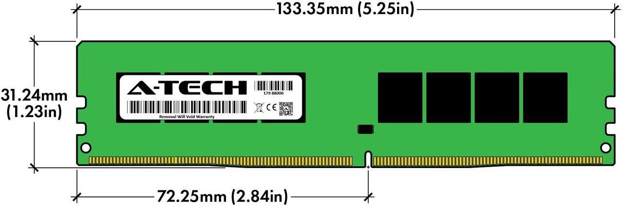 Alt view image 3 of 7 - 4GB RAM Replacement for HP 860398-800, 934799-001 | DDR4 2400MHz PC4-19200 DIMM 1Rx8 Desktop Memory