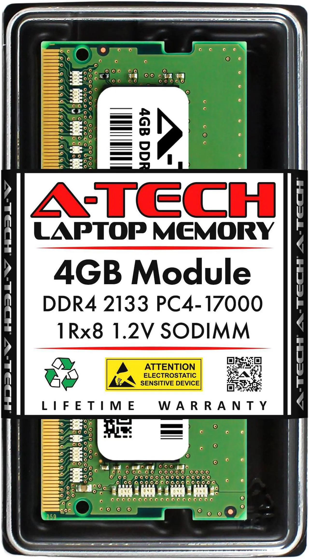 Main image of 4GB RAM Replacement for IBM-Lenovo 03T7413, 03X7048, 5M30H35732, 5M30K59777, 5M30K62038, SM30E51237, SM30E51240, SM30E51274, SM30G16431, SM30G16465 | DDR4 2133MHz PC4-17000 SODIMM 1Rx8 Laptop Memory