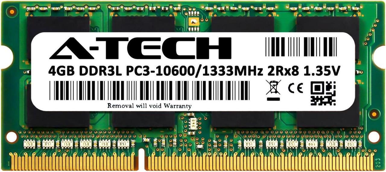 Alt view image 2 of 6 - 4GB RAM Replacement for Crucial CT2K4G3S1339M, CT2KIT51264BF1339, CT4G3S1339M, CT51264BF1339 | DDR3 1333MHz PC3L-10600 SODIMM 2Rx8 Laptop Memory