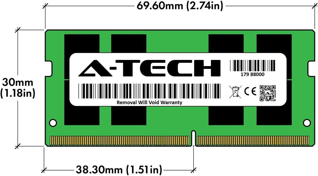 Alt view image 3 of 6 - A-Tech 128GB Kit (4x32GB) RAM for Apple iMac (2019, 2020) | DDR4 2666MHz PC4-21300 SODIMM 260-Pin Memory Upgrade