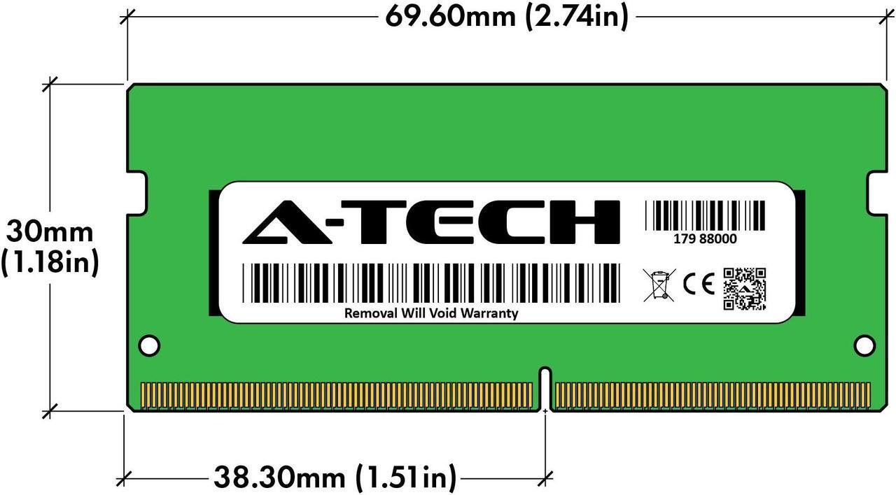 Alt view image 3 of 6 - A-Tech 16GB Kit (2x8GB) RAM for Apple iMac (2019, 2020), Mac mini (Late 2018, Early 2020) | DDR4 2666MHz PC4-21300 SODIMM 260-Pin Memory Upgrade