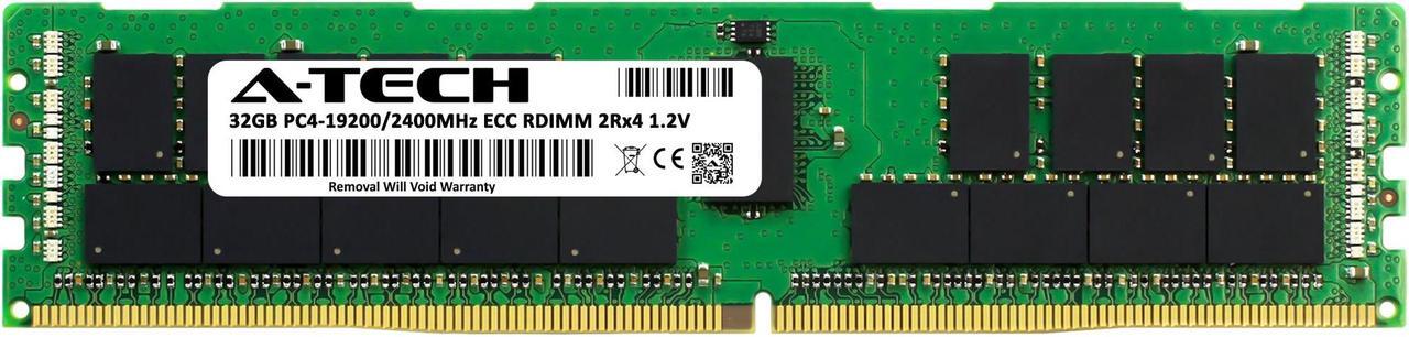 Alt view image 2 of 6 - 32GB RAM Replacement for Kingston 9995640-011.A00G, KSM24RD4/32HAI, KSM24RD4/32HCI, KTH-PL424/32G | DDR4 2400MHz PC4-19200 ECC RDIMM 2Rx4 Server Memory