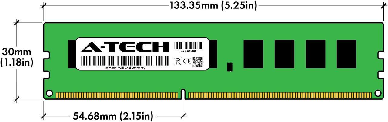 Alt view image 3 of 4 - A-Tech 16GB Kit (2x8GB) RAM for Apple Mac Pro (Early 2009, 4-Core/8-Core & Mid 2010, 4-Core/8-Core & Mid 2012, 4-Core), Xserve (Early 2009, 4-Core/8-Core) | DDR3 1066 PC3-8500 ECC UDIMM 240-Pin Memory
