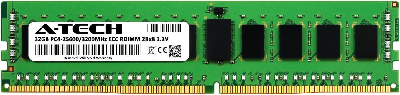 Alt view image 2 of 6 - 32GB RAM Replacement for IBM-Lenovo 02JG183, 4X77A08634, 4X77A12188, 4ZC7A15123 | DDR4 3200MHz PC4-25600 ECC RDIMM 2Rx8 Server Memory