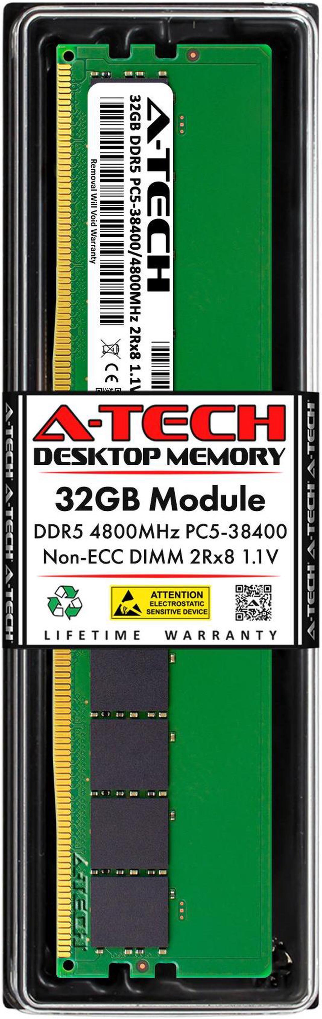 Main image of 32GB RAM Replacement for Samsung M323R4GA3BB0-CQK | DDR5 4800MHz PC5-38400 DIMM 2Rx8 Desktop Memory