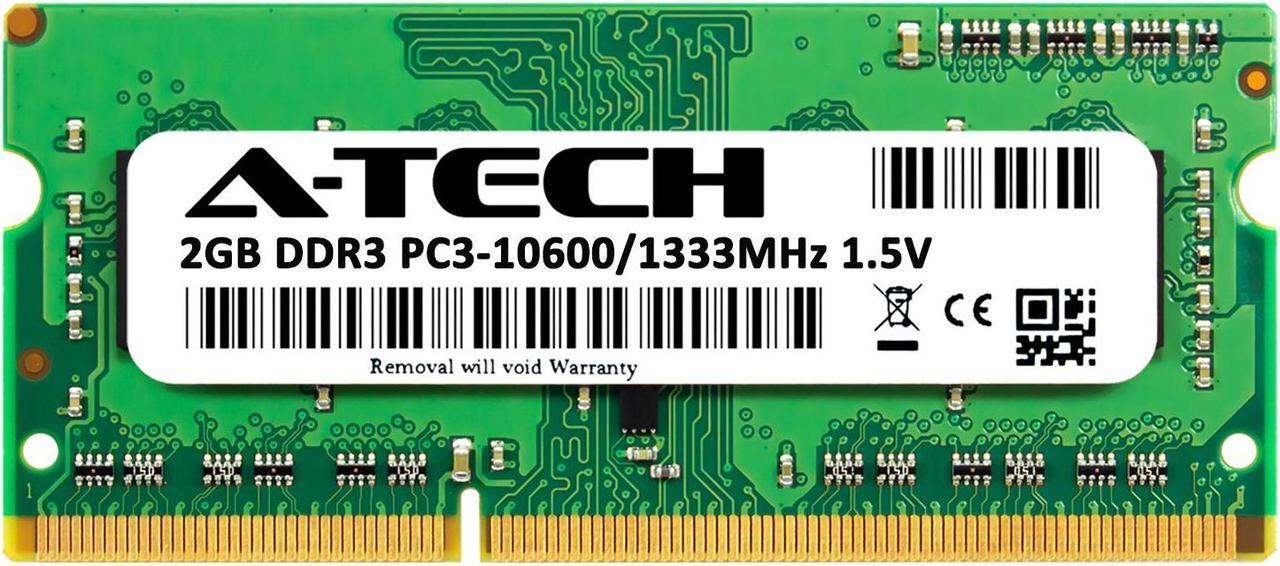 Alt view image 2 of 6 - A-Tech 2GB RAM for Apple MacBook Pro (Early/Late 2011), iMac (Mid 2010, Mid/Late 2011), Mac mini (Mid 2011) | DDR3 1333MHz PC3-10600 SODIMM 204-Pin Memory Upgrade