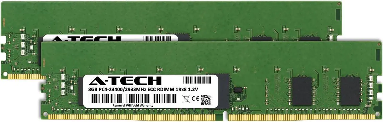 Alt view image 2 of 3 - A-Tech 16GB Kit (2x8GB) RAM for Apple Mac Pro (2019, 12-Core/16-Core/24-Core/28-Core, Rack & Tower) | DDR4 2933MHz PC4-23400 ECC RDIMM 288-Pin Memory Upgrade