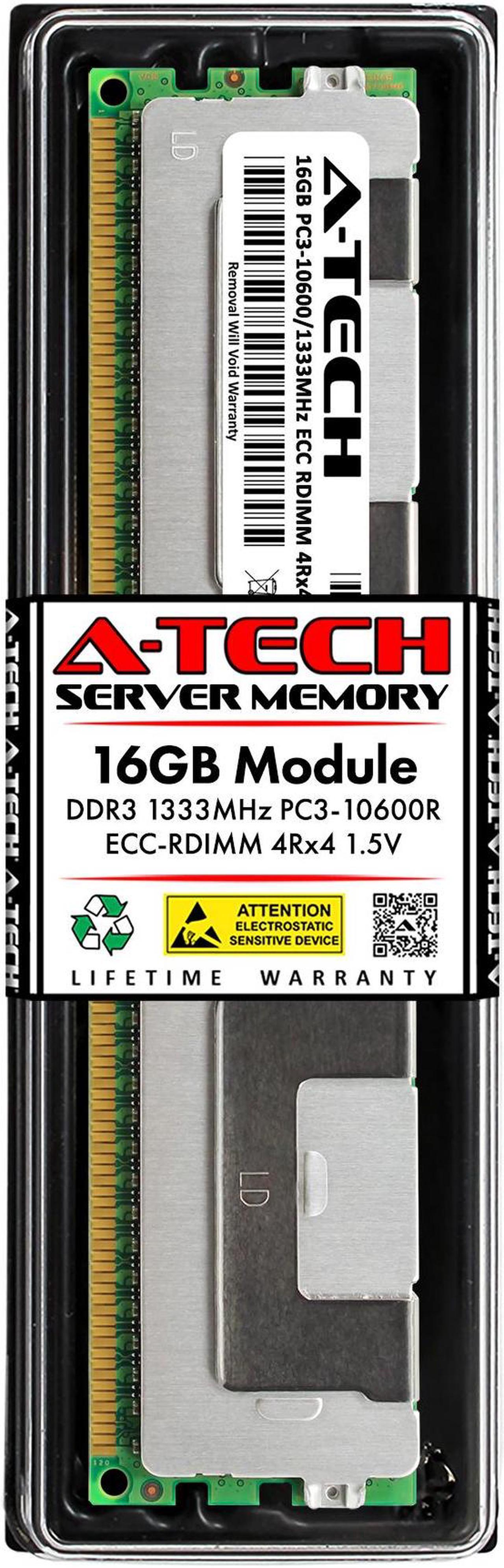 Main image of A-Tech 16GB RAM for Apple Mac Pro (Mid 2010, 6-Core/12-Core & Mid 2012, 6-Core/12-Core) | DDR3 1333MHz PC3-10600 ECC RDIMM 240-Pin Memory Upgrade