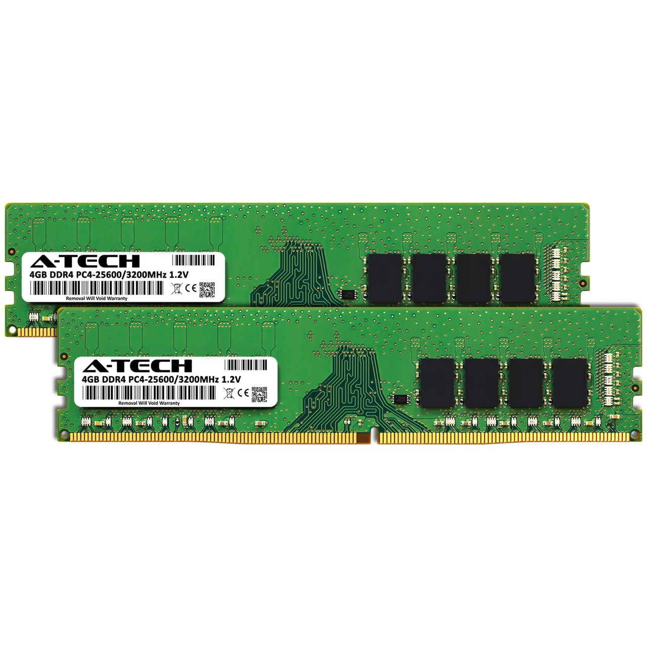 thumbnail image 2 of A-Tech 8GB (2x4GB) DDR3 1066MHz PC3-8500 Desktop RAM – Non-ECC 240-Pin DIMM Memory Upgrade 2 of 5