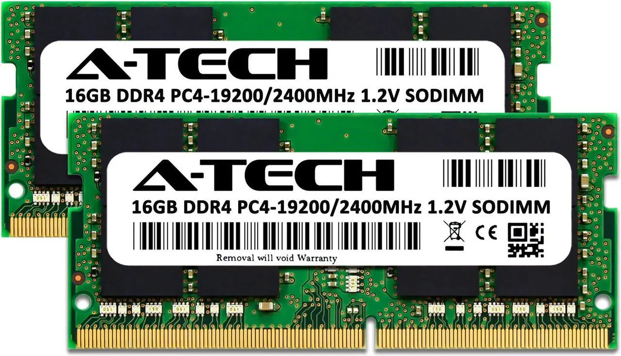 Alt view image 2 of 7 - A-Tech 32GB (2x16GB) RAM for Dell Latitude 7400, 7300, 5500, 5400, 5300, 3500, 3400 | DDR4 2400 MHz SODIMM PC4-19200 260-Pin Non-ECC SO-DIMM Laptop Memory Upgrade Kit