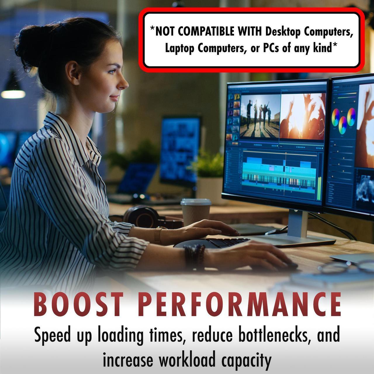Alt view image 5 of 6 - A-Tech 512GB (8x64GB) 2Rx8 PC5-44800E DDR5 PC5-44800 MHz ECC UDIMM Unbuffered DIMM 288-Pin Dual Rank x8 Server & Workstation RAM Memory Upgrade Kit