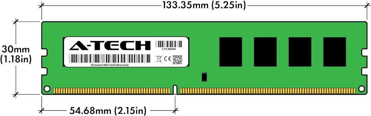 Alt view image 3 of 7 - A-Tech 16GB Kit (2x8GB) RAM for Dell OptiPlex 9020, 9010, 7020, 7010, 3020, 3010, XE2 (USFF/SFF/MT/DT) | DDR3 1600 MHz DIMM PC3-12800 UDIMM Memory Upgrade