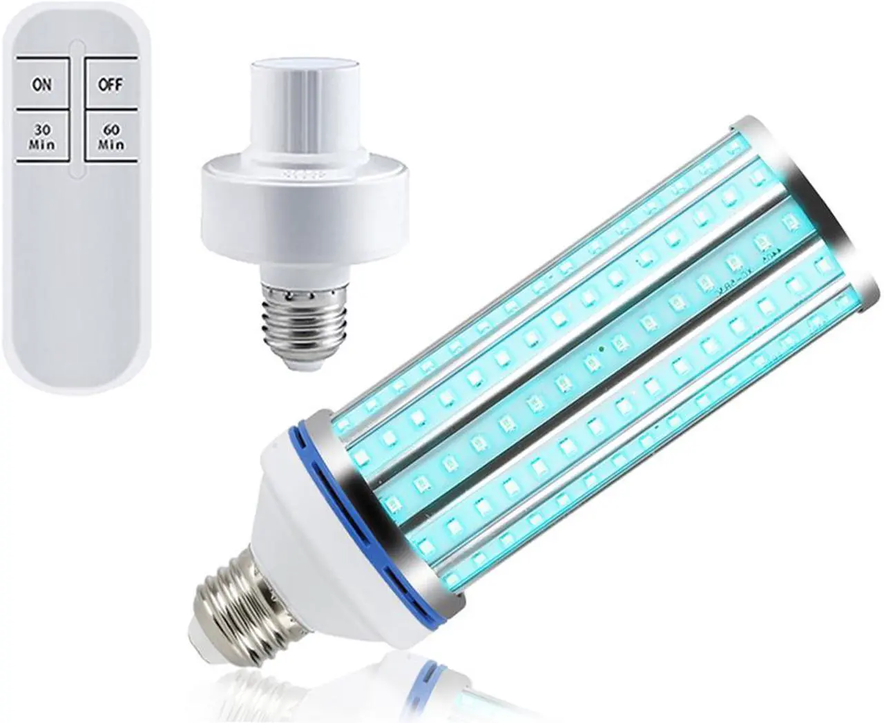 Alt view image 2 of 7 - UV 100W Germicidal Lamp E27 Ultraviolet UVC Sterilization Light a
