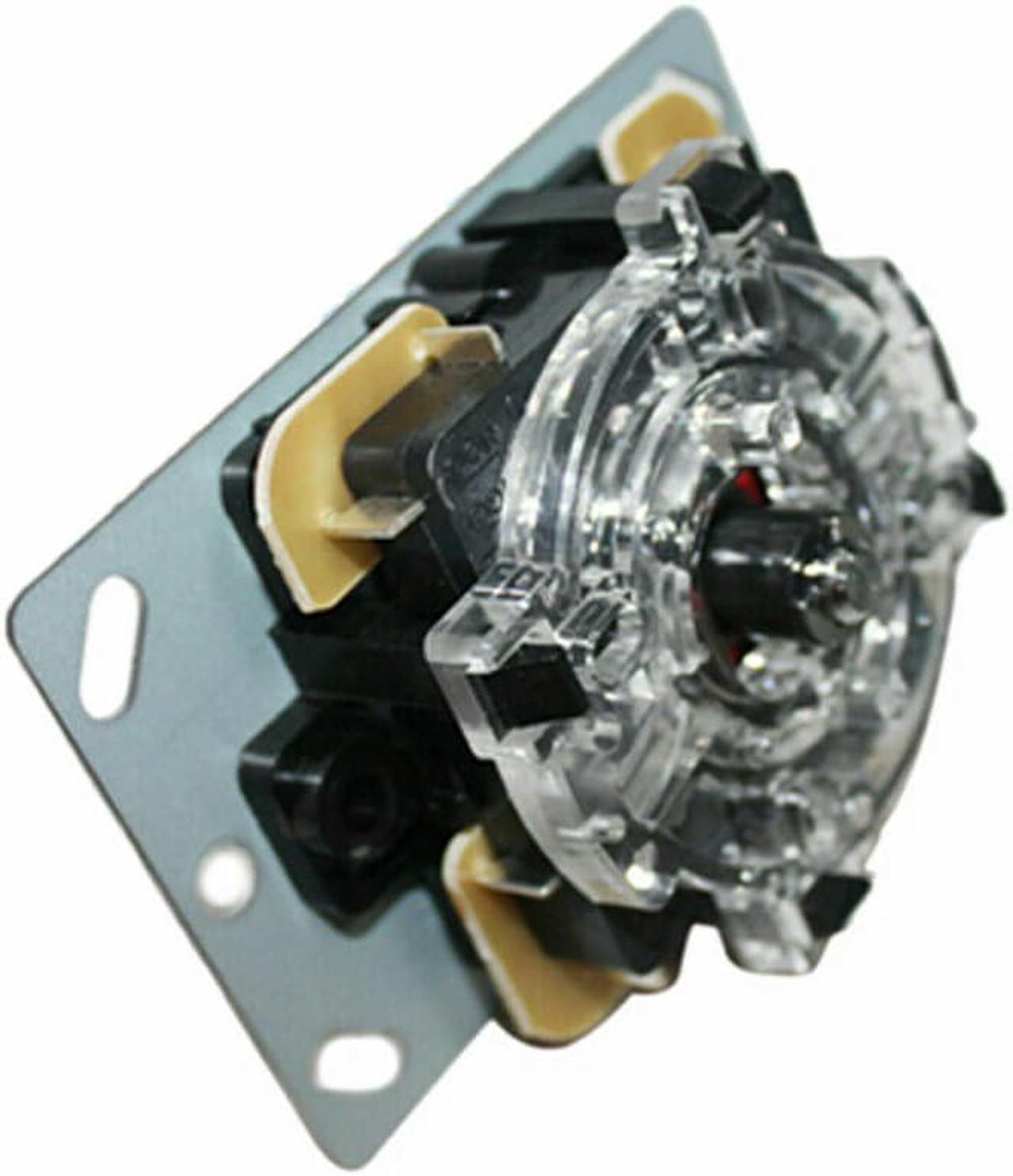 Alt view image 5 of 7 - Arcade Classic Competition 5Pin 4 and 8 Ways Joystick DIY Arcade Game Kit Parts(Black)