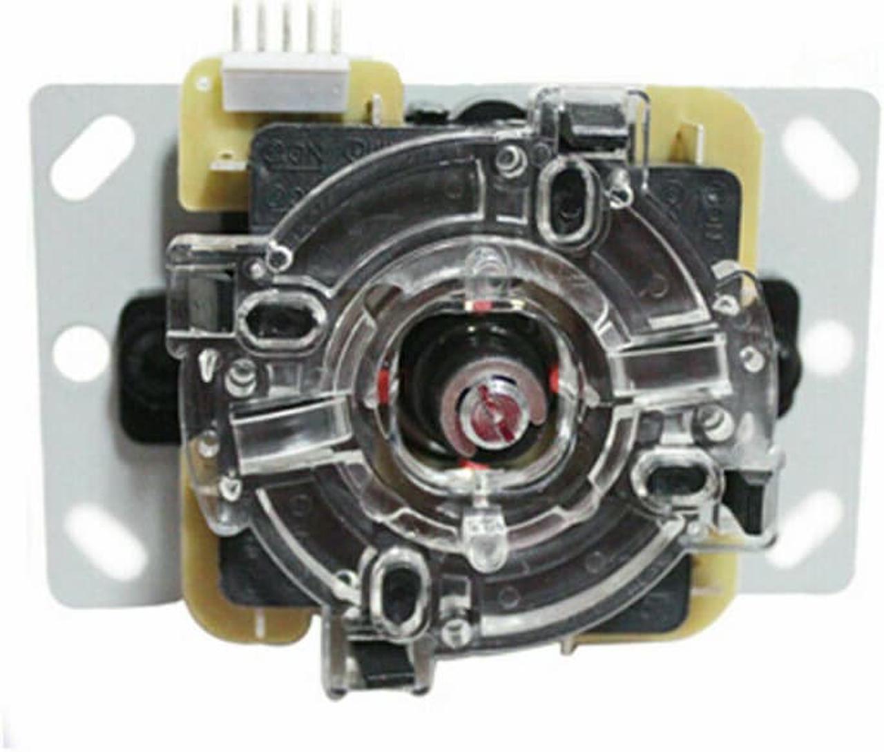 Alt view image 4 of 7 - Arcade Classic Competition 5Pin 4 and 8 Ways Joystick DIY Arcade Game Kit Parts(Black)