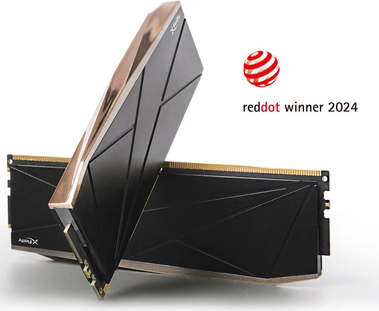 Alt view image 3 of 3 - V-COLOR Manta XFinity RGB DDR5 48GB (24GBx2) 8800MHz CL42 1.45V RGB Gaming Desktop Upgrade RAM CUDIMM Memory Module SK Hynix IC - Black / Silver (TMXFCL2488842KSK)